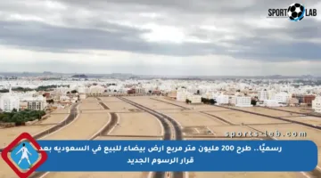 رسميًا.. طرح 200 مليون متر مربع أرض بيضاء للبيع في السعودية بعد قرار الرسوم الجديد